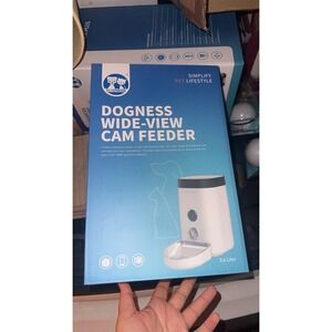 DOGNESS Smart Camera Feeder for Pets-white
